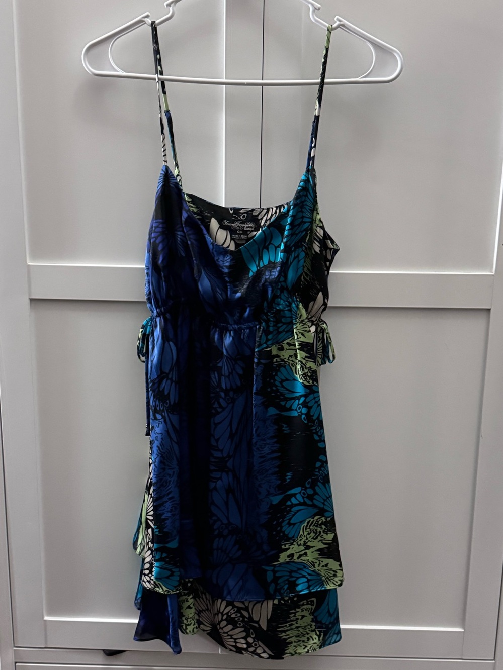 Forever 21 Boutique Y2K Vibrant Butterfly Babydoll Dress Size S Dark Fairycore